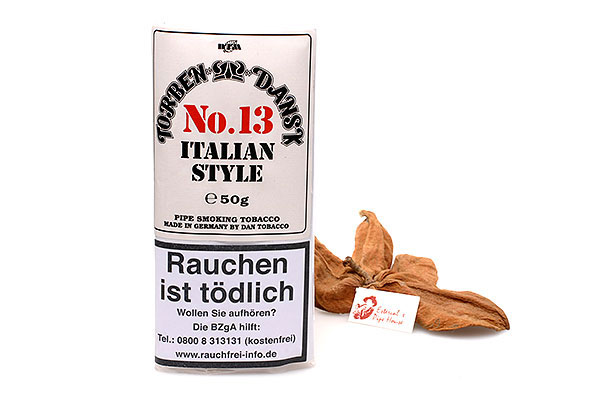 Torben Dansk No. 13 Italian Style Pipe tobacco 50g Pouch Torben Dansk No. 13 Italian Style Pipe tobacco 50g Pouch